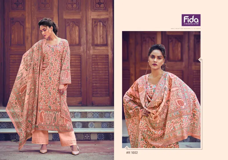 Rahat By Fida 1001 To 1006 Printed Cotton Dress Material Wholesale Shop In Surat 
